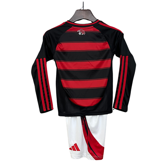 Flamengo Home Kit Long Sleeve 25/26 Kids