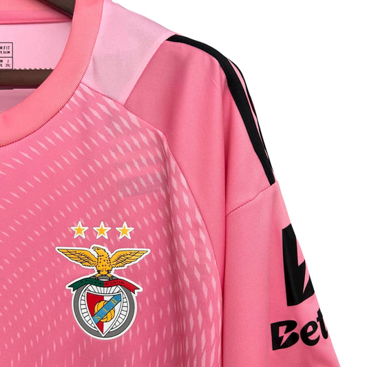 Conjunto infantil benfica guarda redes rosa 2025/26