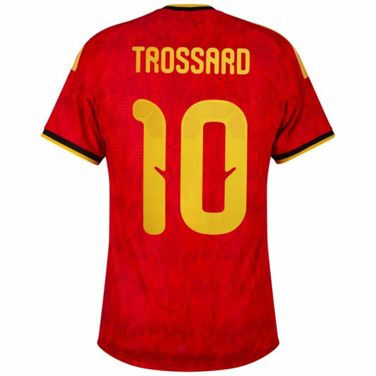 Camiseta de aficionado Trossard 10 de Bélgica para el Mundial 2026
