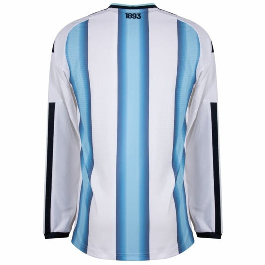 Argentina Home Long Sleeve Fan Jersey Shirt 2026 World Cup