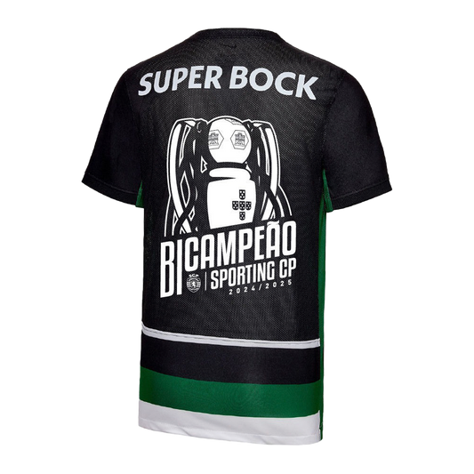 Camiseta de local del Sporting, bicampeón 2024/25 - ¡Modelo exclusivo! 🦁🏆