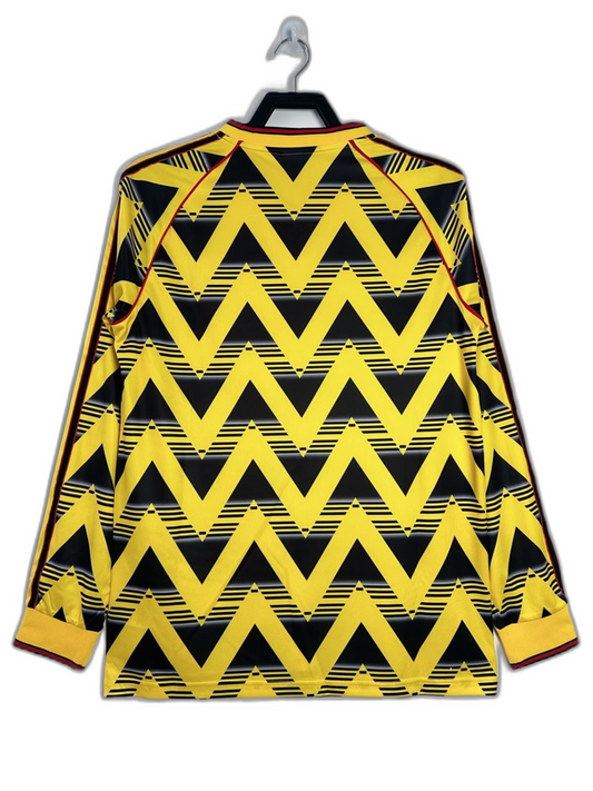 Arsenal 91/93 II Away Jersey - Long Sleeve Retro Version