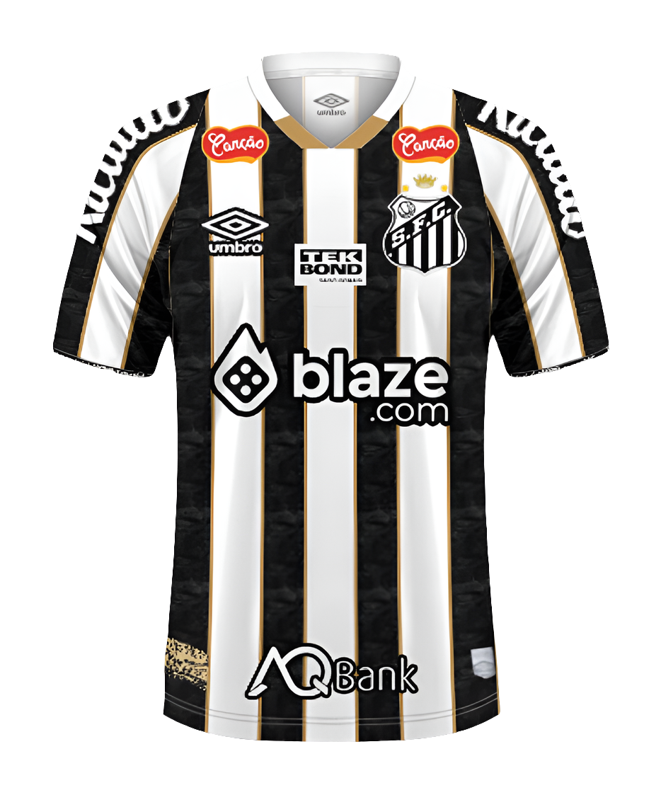 Camiseta visitante del Santos 24/25 II - Todos los patrocinadores - Versión para aficionados