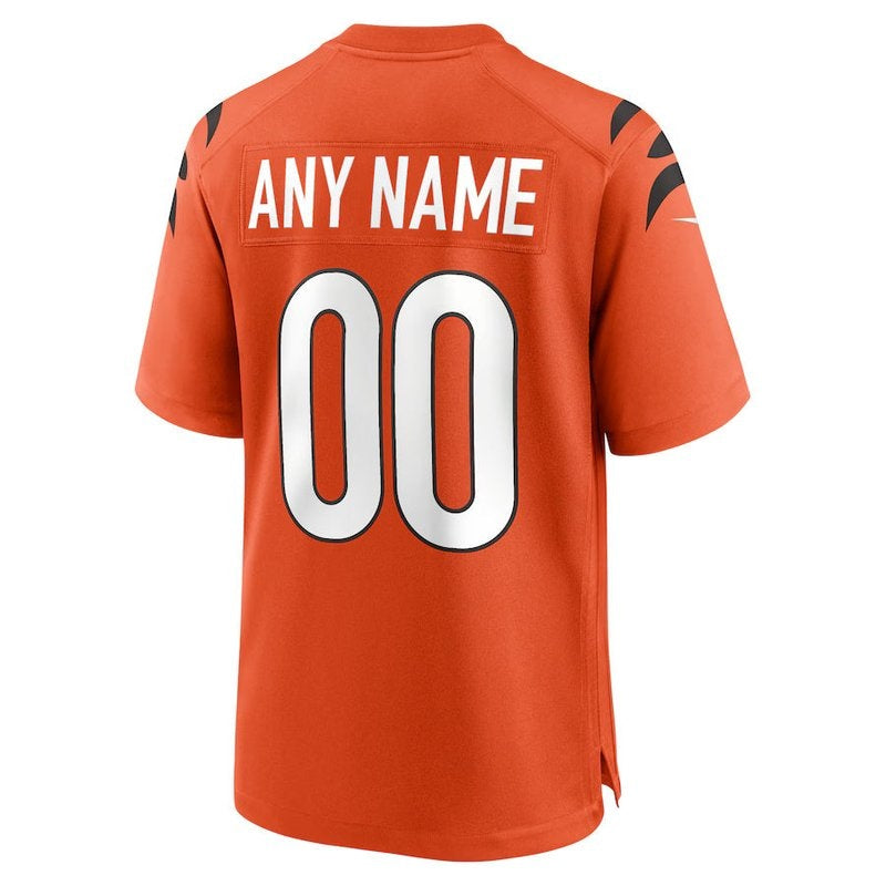 Cincinnati Bengals - Camiseta alternativa personalizada de la NFL - Naranja