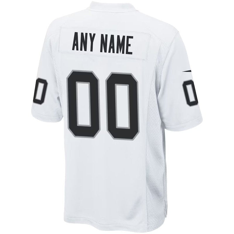 Camiseta personalizada de la NFL de los Las Vegas Raiders - Blanca