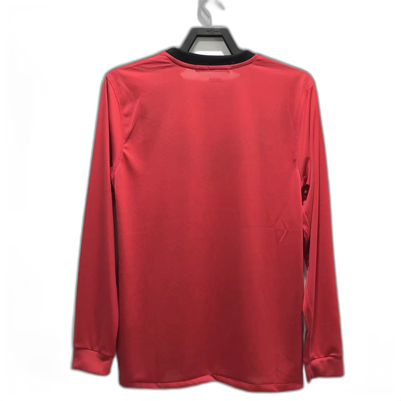 Camiseta local del Manchester United 2010 (versión retro de manga larga)