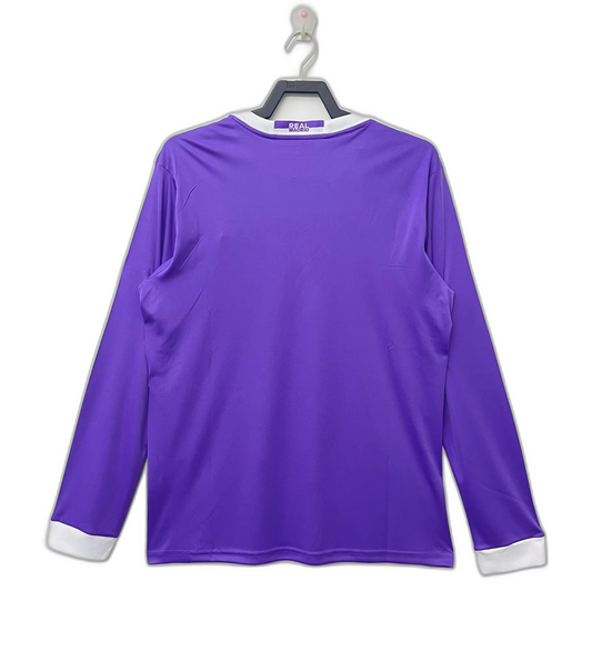 Real Madrid 16/17 II Away Jersey - Long Sleeve Retro Version