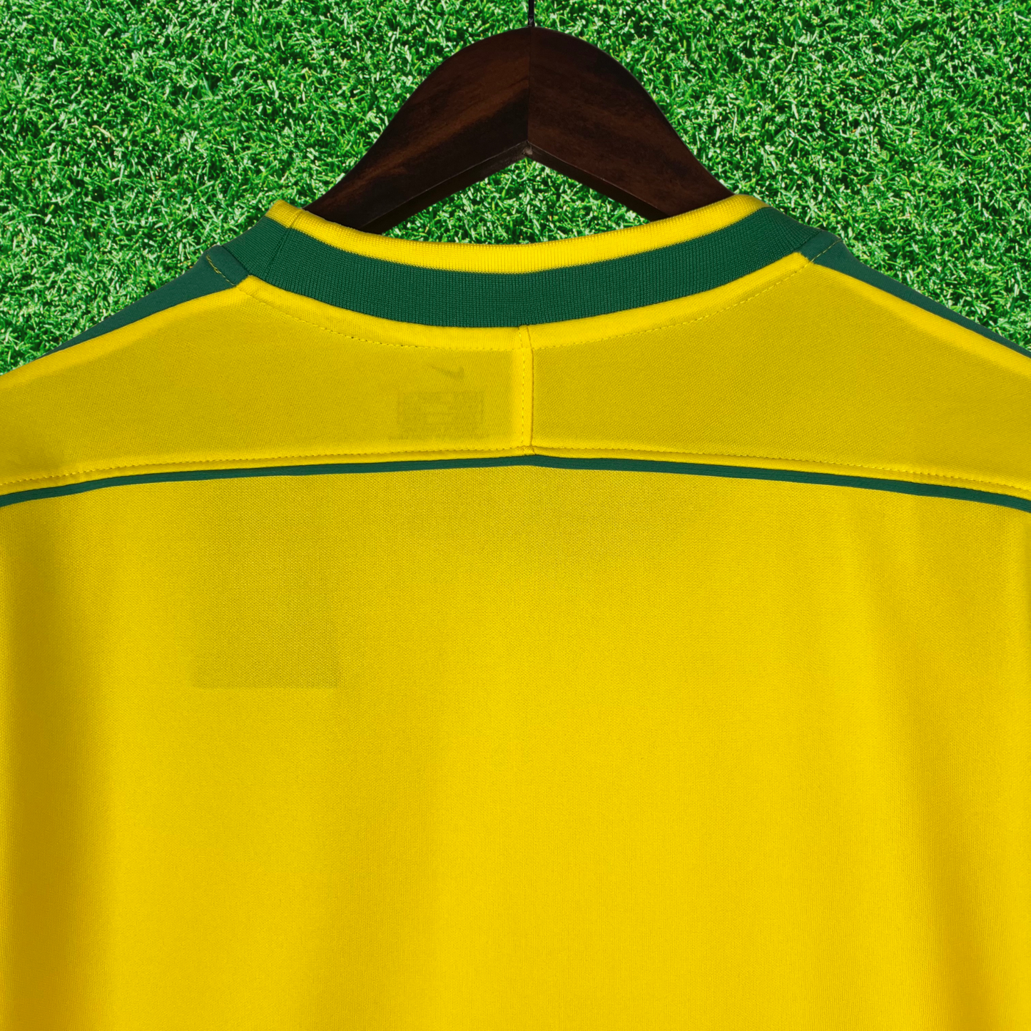 Brazil Home Jersey 1998 Retro Long Sleeve