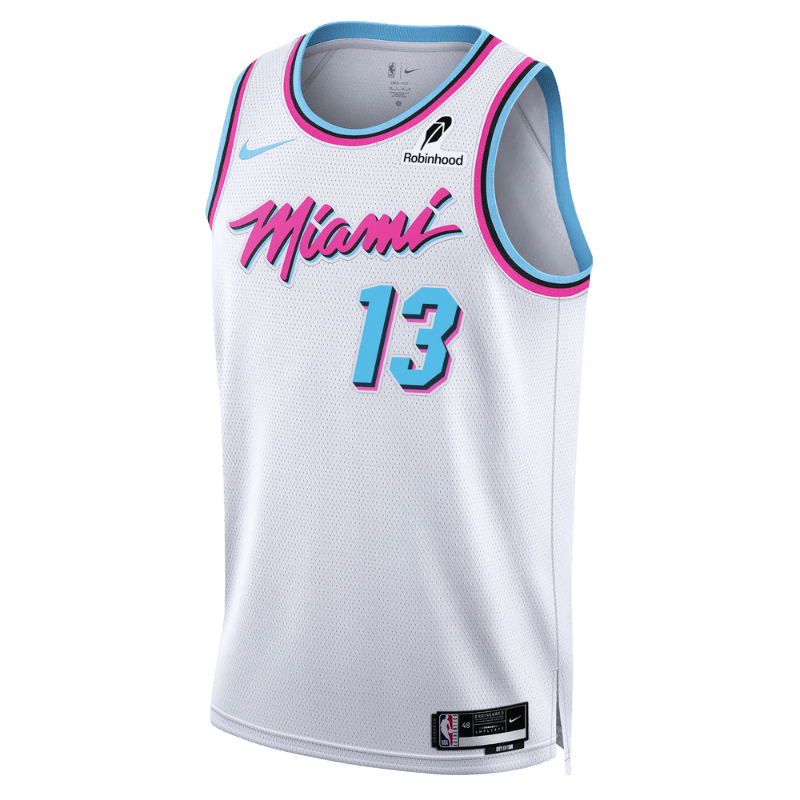NBA Miami Heat Bam Adebayo Nike Edition - White