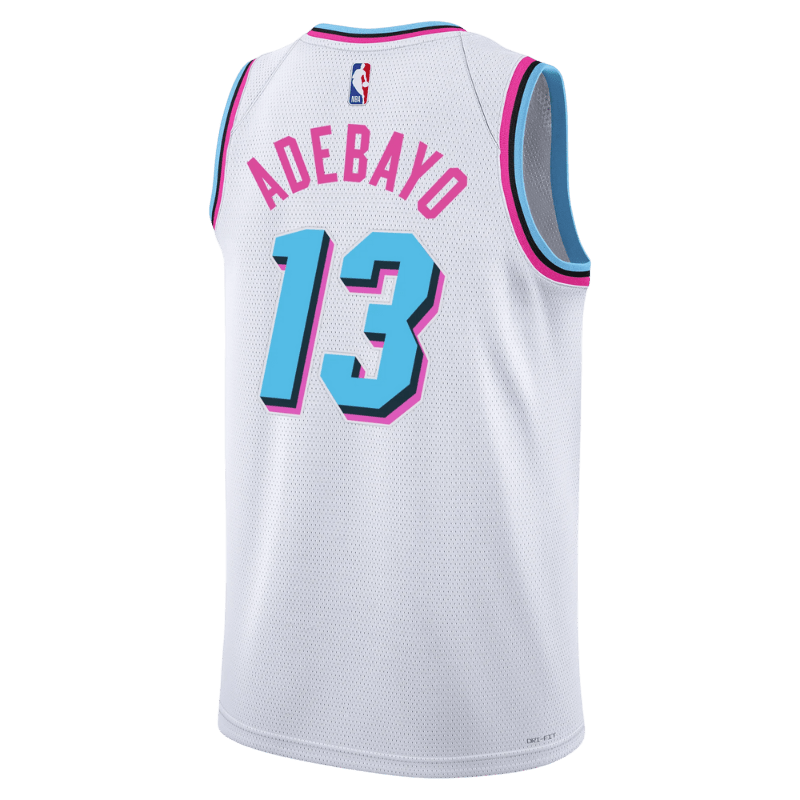 NBA Miami Heat Bam Adebayo Nike Edition - White