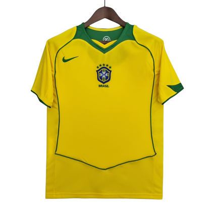 Brazil Home Jersey 2004 Retro 
