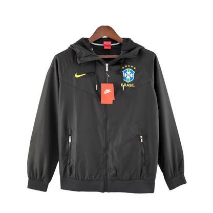 Brazil Black Windbreaker