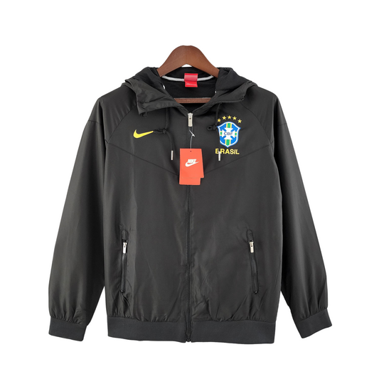 Brazil Black Windbreaker