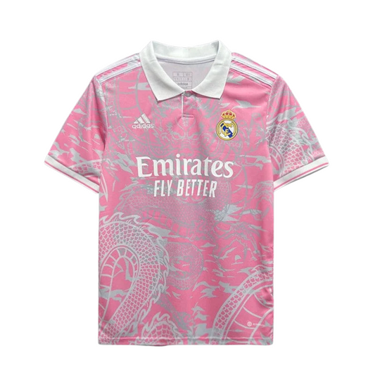 Real Madrid Special Edition Pink Dragon Jersey 25/26 Fan Version 