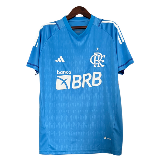 Flamengo Goalkeeper Jersey, Blue, 23/24, Fan Version