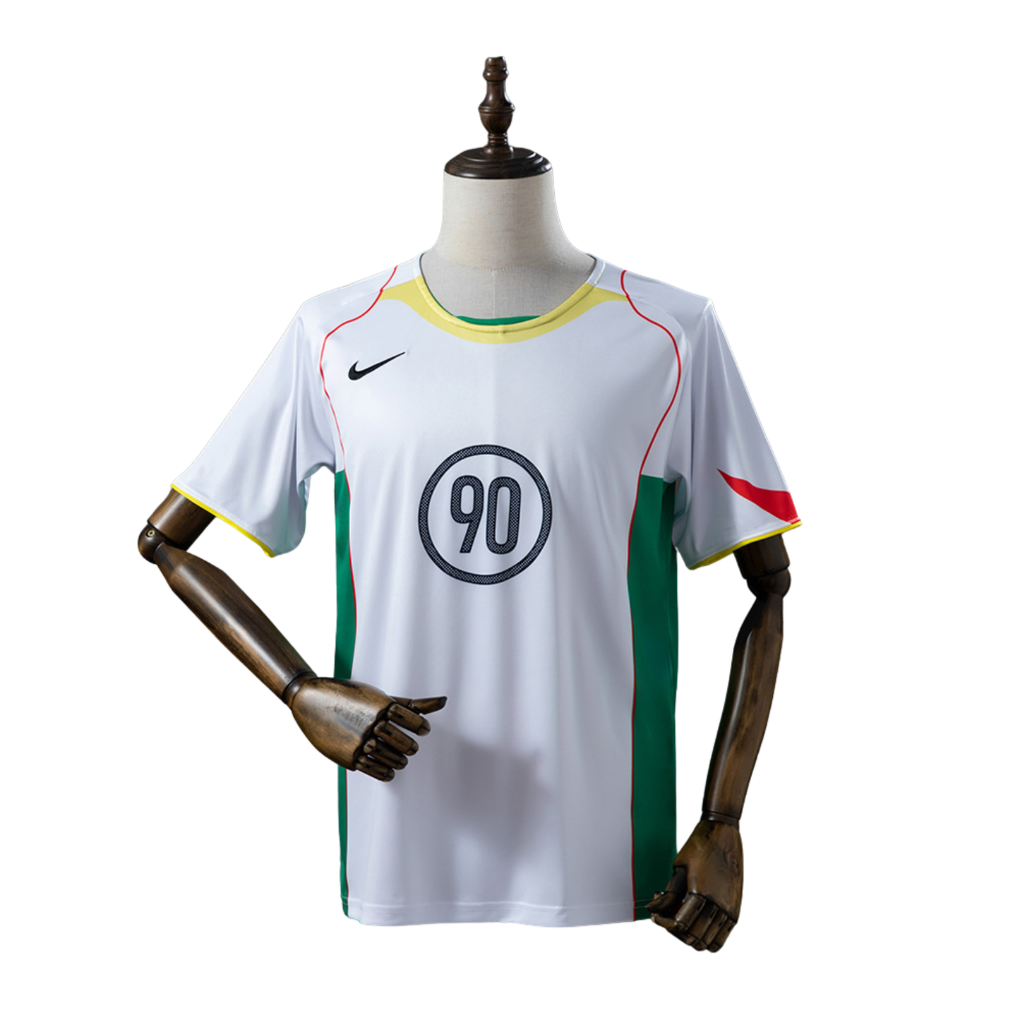 Total 90 White and Green Jersey 2025 Fan Version