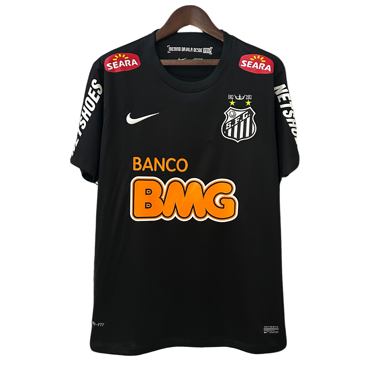Santos Black Retro Jersey 12/13