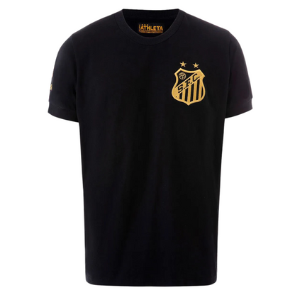 Santos Pelé 1000 Goals Black Jersey 25/26 Fan Version