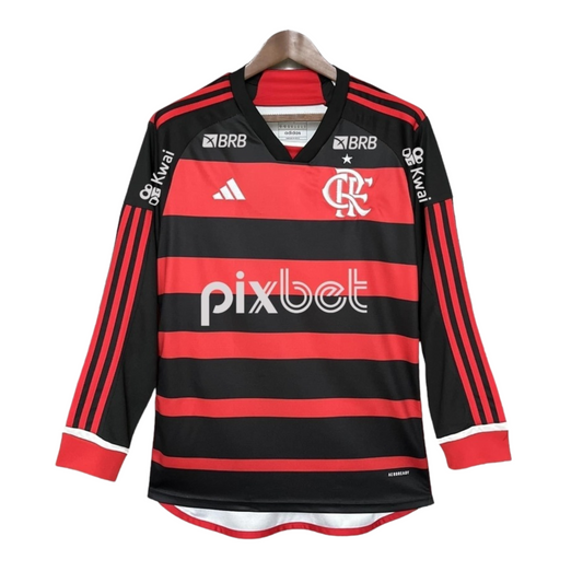 Flamengo Home Jersey 24/25 Long Sleeve