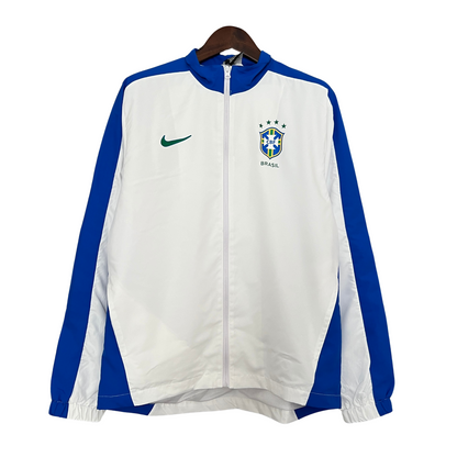White Brazil Windbreaker