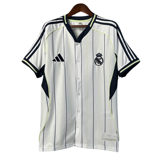 Real Madrid Baseball Jersey - US Pack 25/26 Retro 