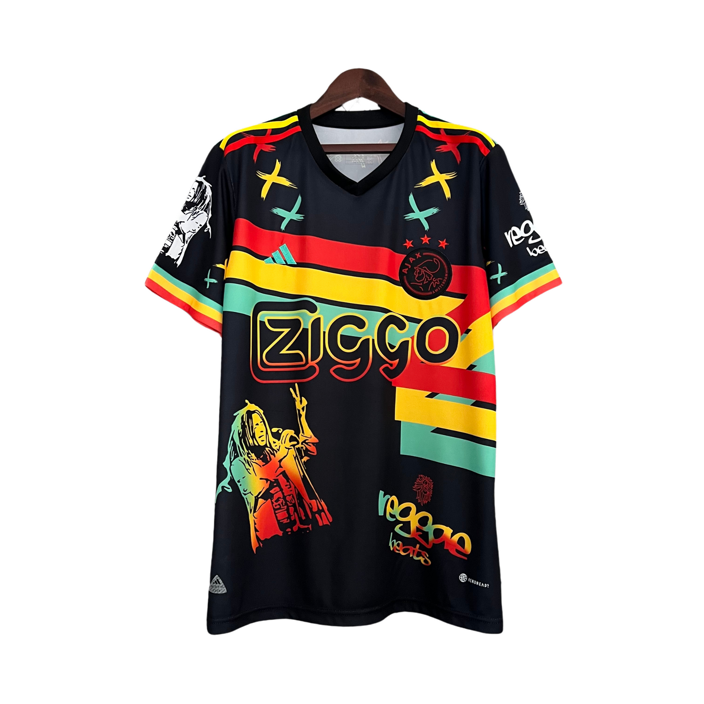 Camisa AFC Ajax Especial Bob Marley 23/24 Torcedor