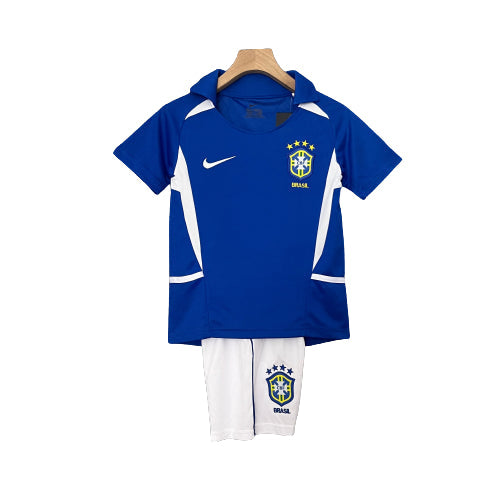 Brazil 2002 II Away - Retro Kids Kit