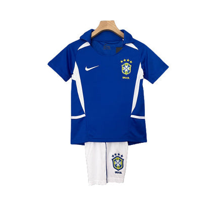 Brazil 2002 II Away - Retro Kids Kit