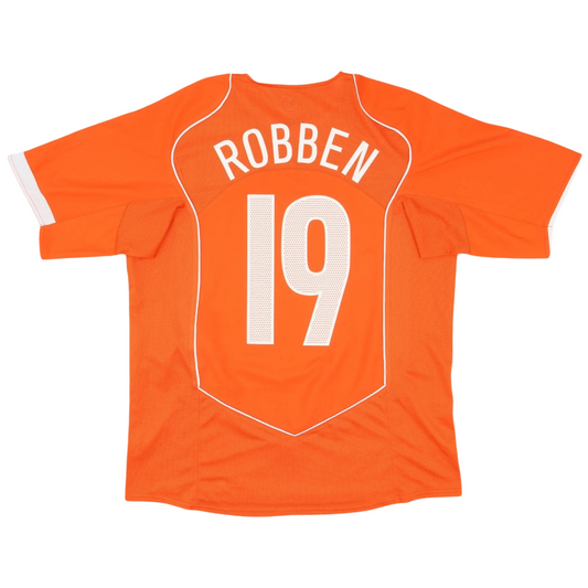 Netherlands Home Jersey 2004 Retro 