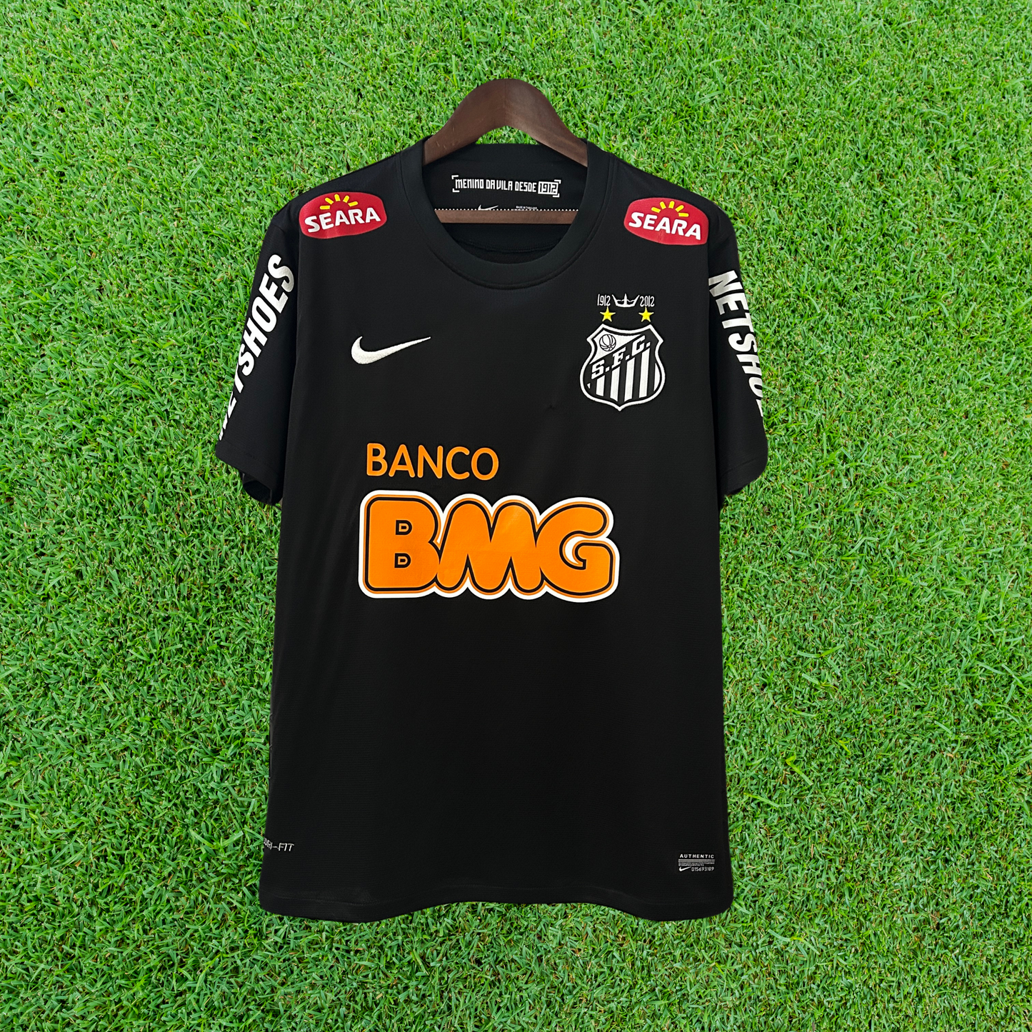 Santos Black Retro Jersey 12/13