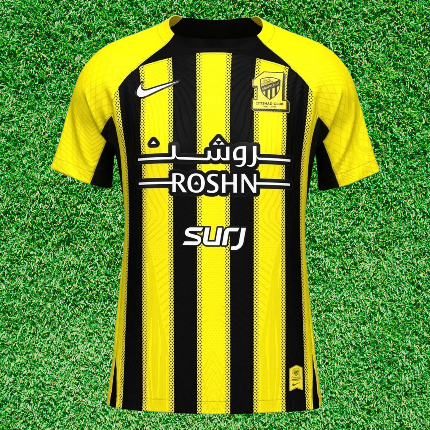 Camiseta local del Al-Ittihad FC 24/25, versión para aficionados 