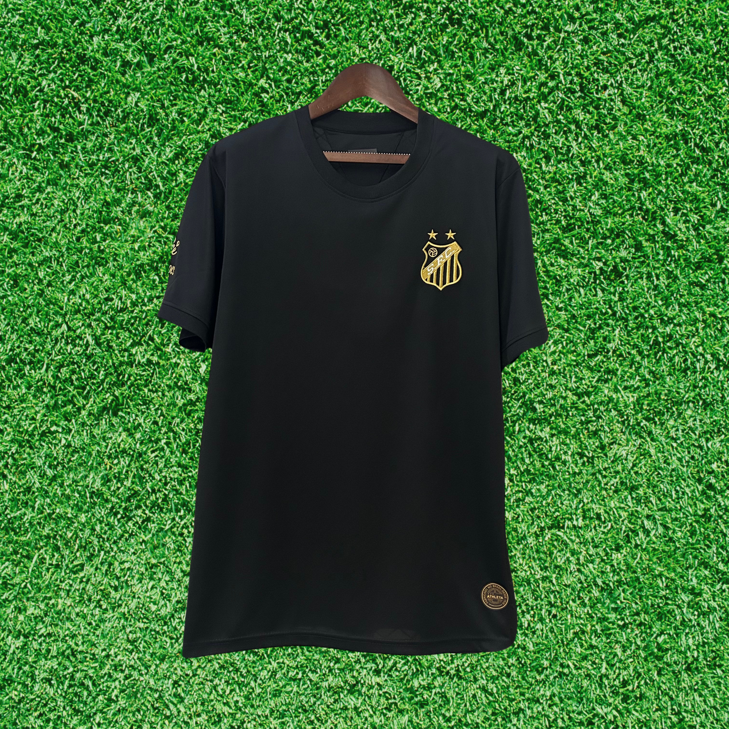 Santos Pelé 1000 Goals Black Jersey 25/26 Fan Version