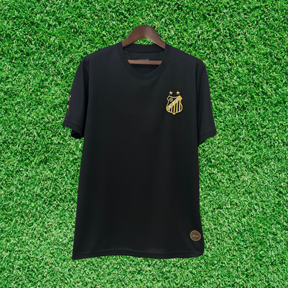 Santos Pelé 1000 Goals Black Jersey 25/26 Fan Version