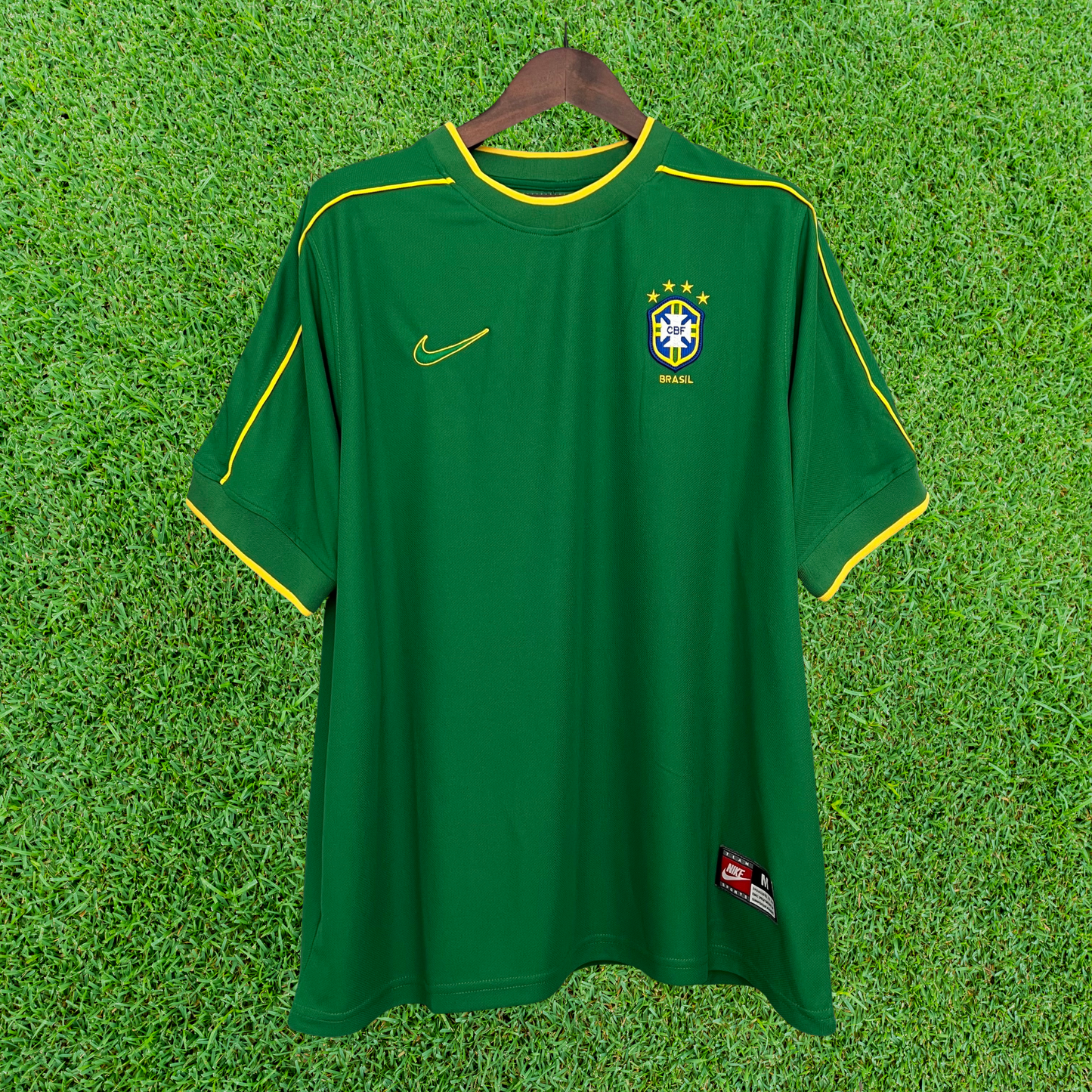 Brazil Goalkeeper Jersey 1998 Retro 