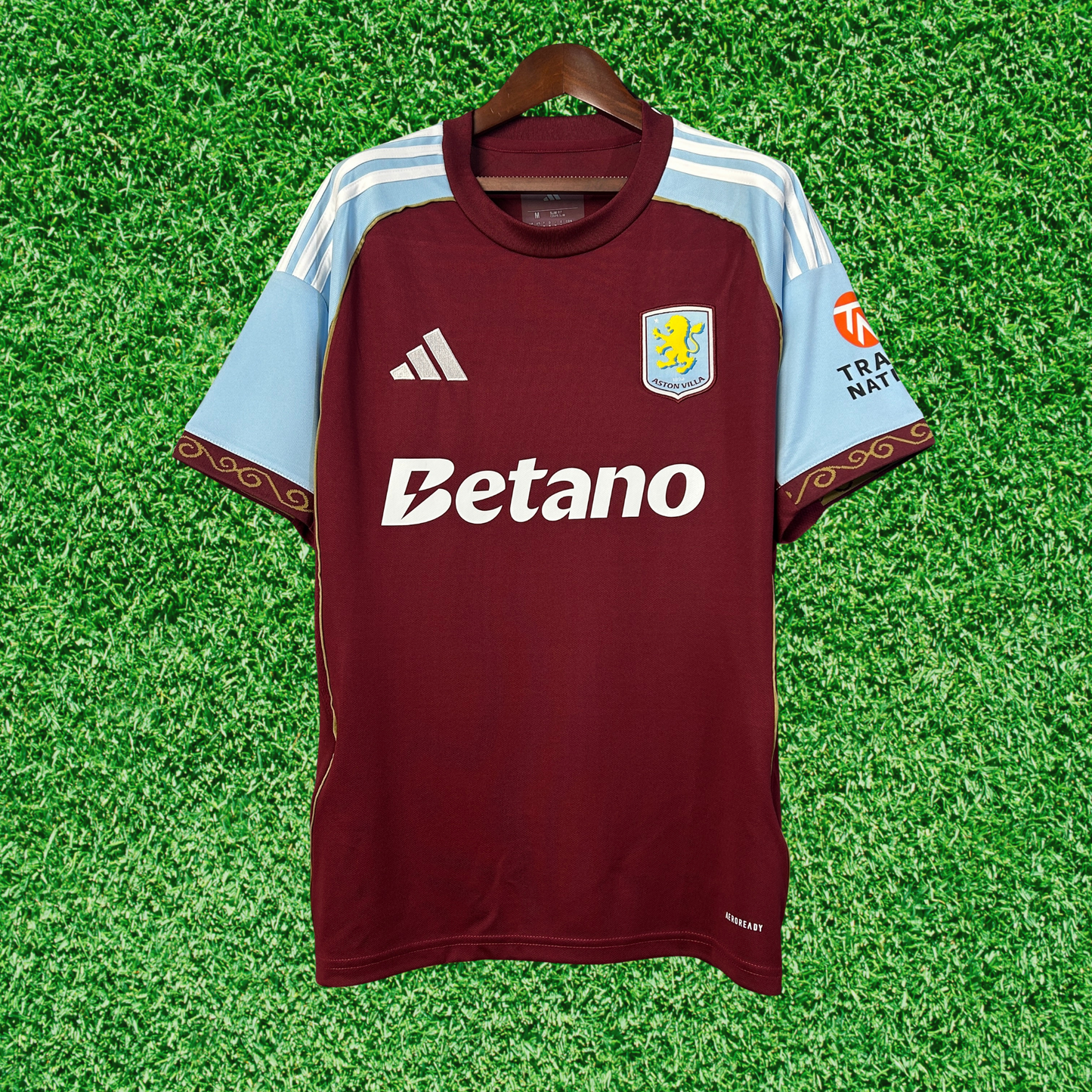 Camiseta local del Aston Villa 25/26, versión para aficionados 