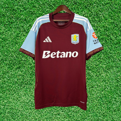 Camiseta local del Aston Villa 25/26, versión para aficionados 