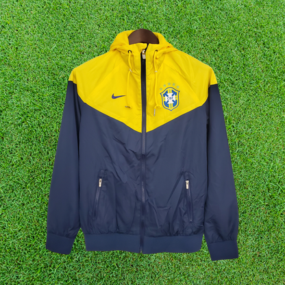 Brazil Blue/Yellow Windbreaker
