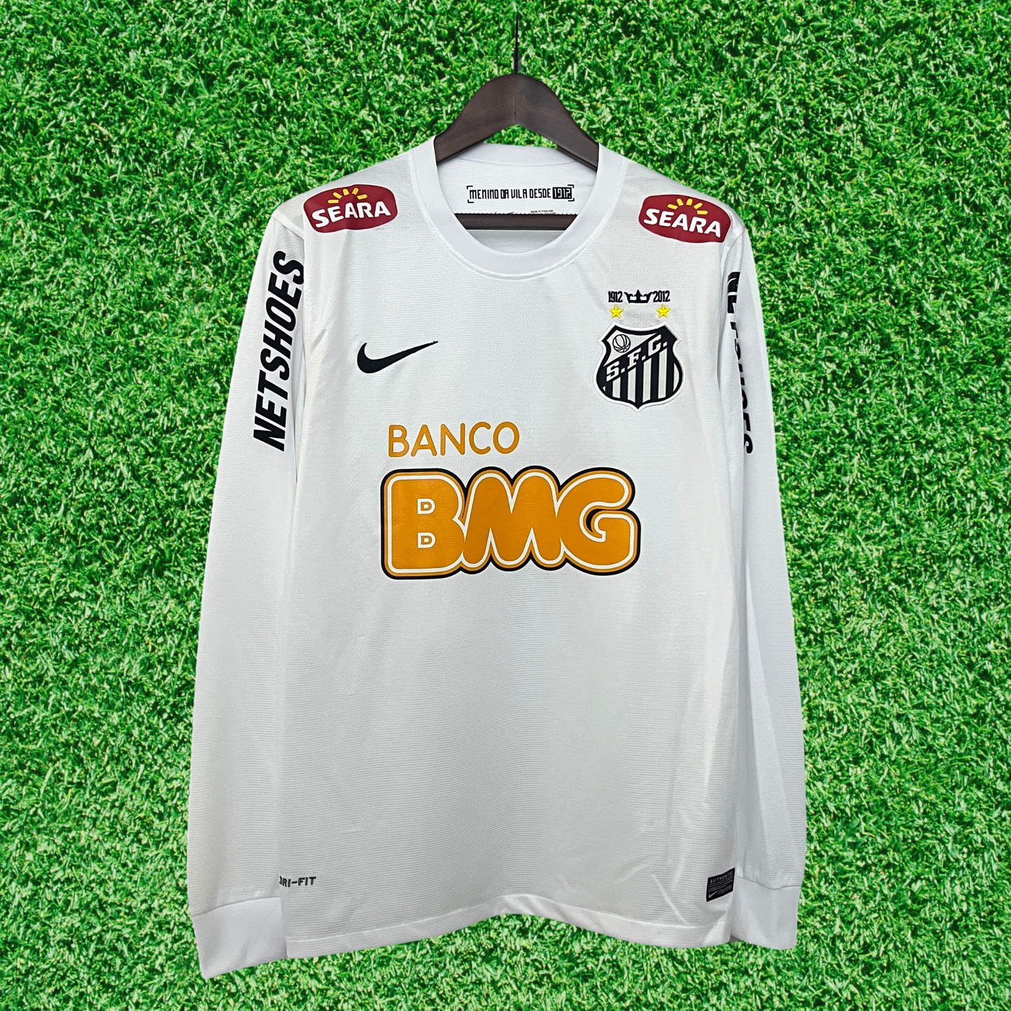 Santos Home Jersey 11/12 Retro Long Sleeve