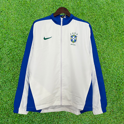 White Brazil Windbreaker