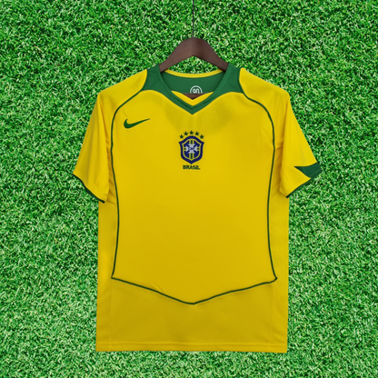 Brazil Home Jersey 2004 Retro 