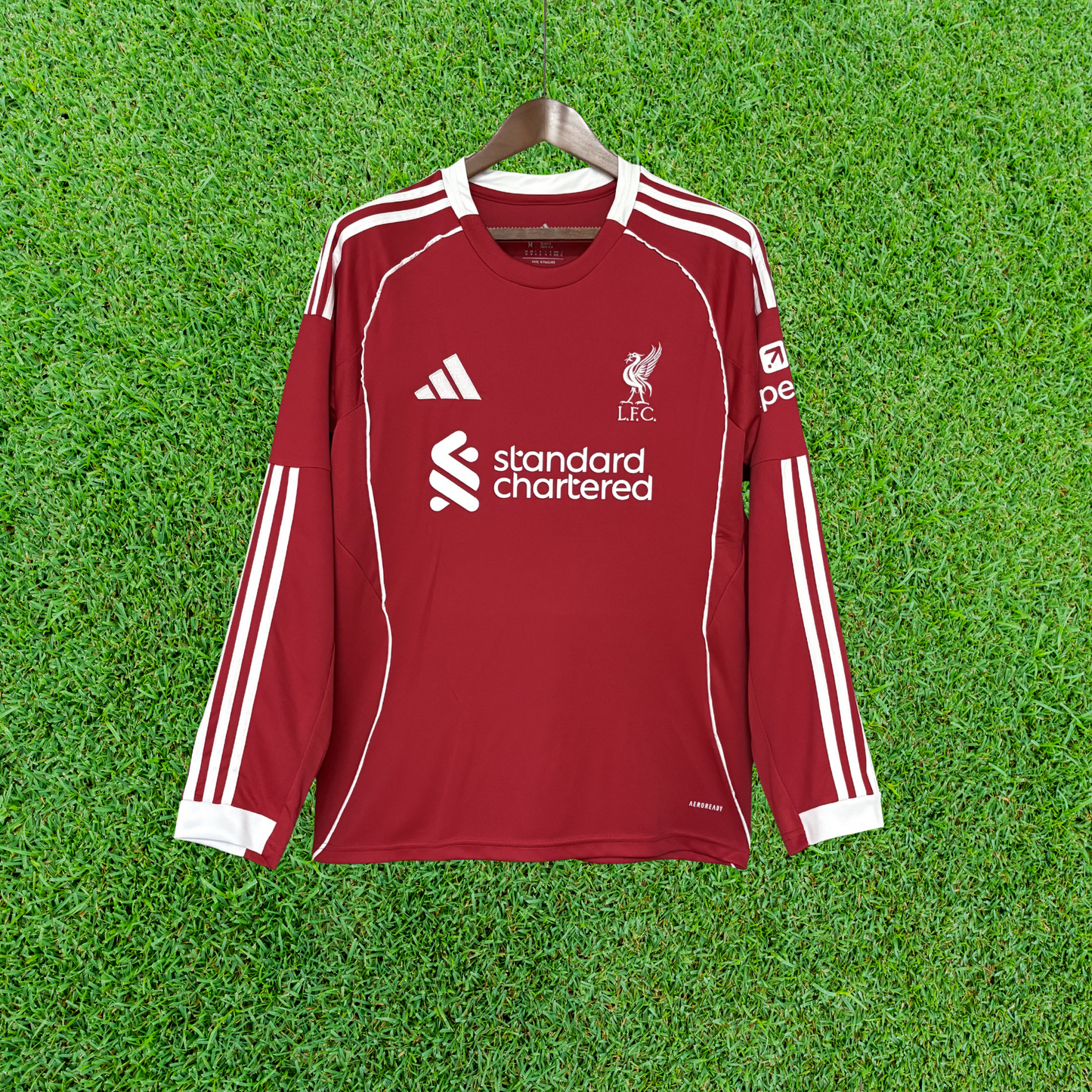 Liverpool FC Home Shirt 25/26 Long Sleeve 