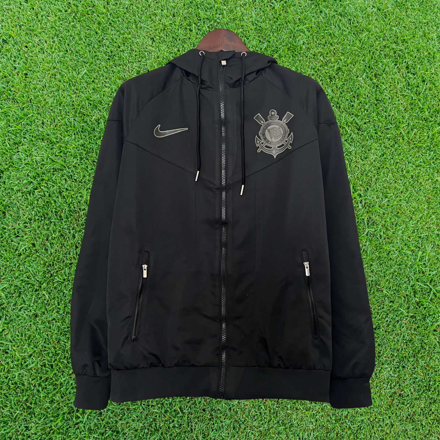 Corinthians Black Windbreaker 23/24