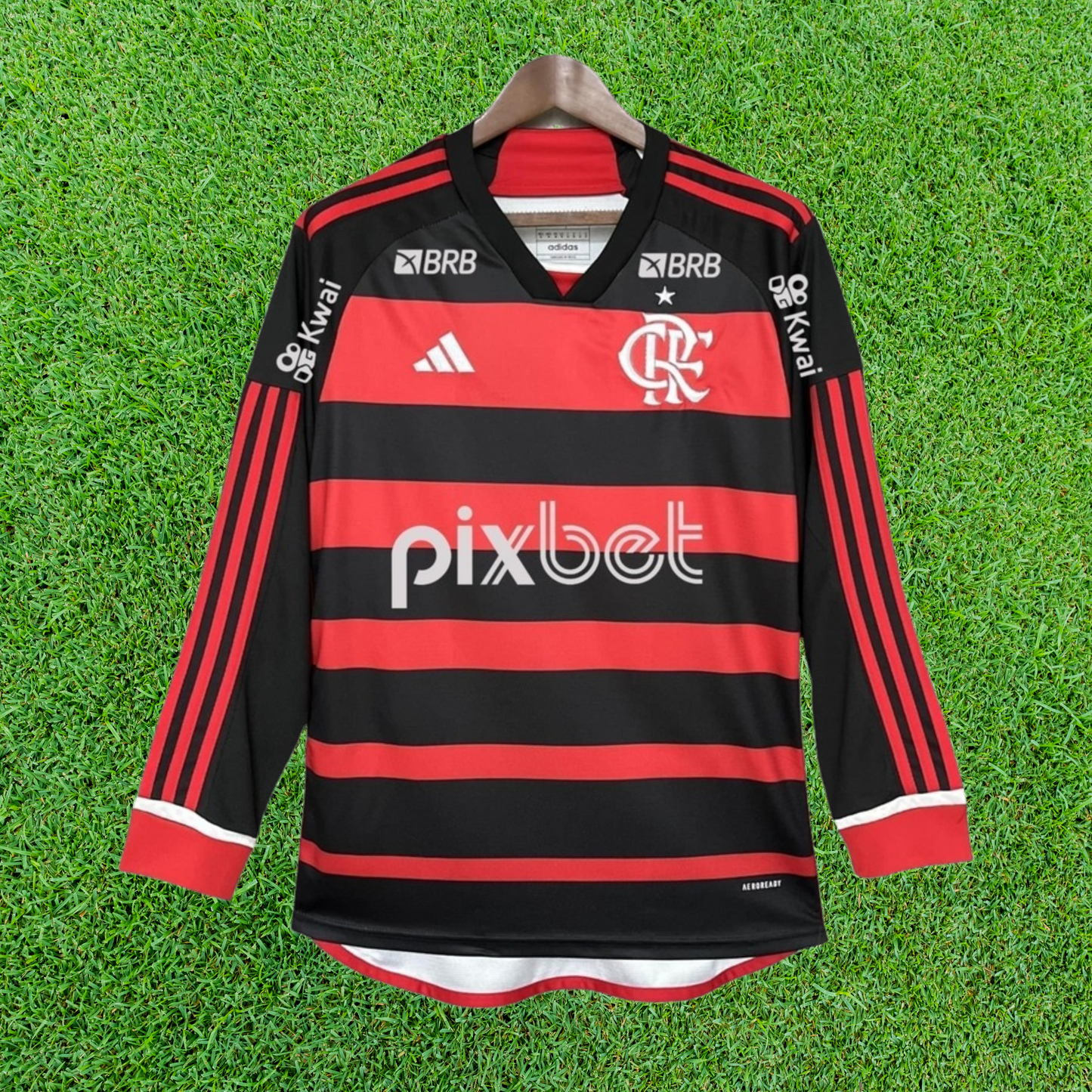 Flamengo Home Jersey 24/25 Long Sleeve