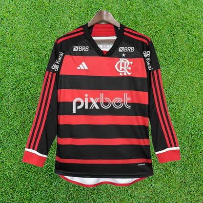 Flamengo Home Jersey 24/25 Long Sleeve