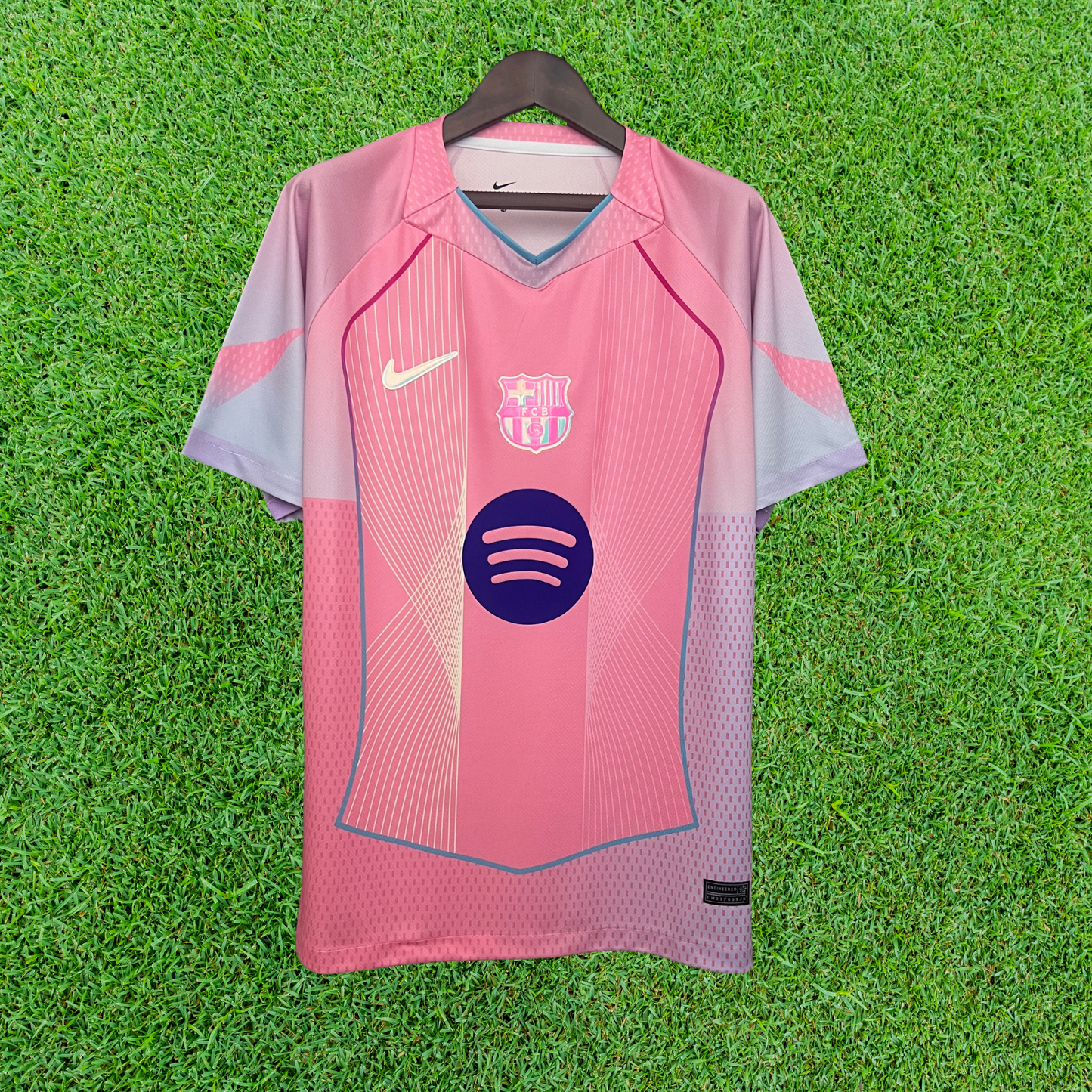 Barcelona Pink Jersey 25/26 Fan Version