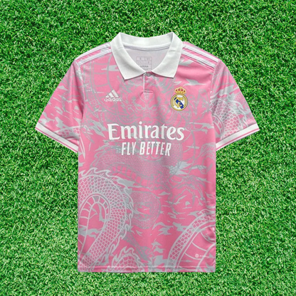 Real Madrid Special Edition Pink Dragon Jersey 25/26 Fan Version 