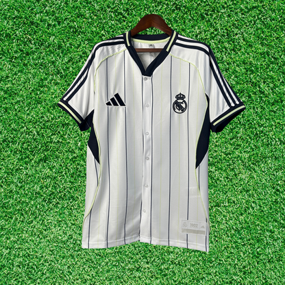 Real Madrid Baseball Jersey - US Pack 25/26 Retro 