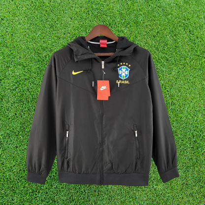 Brazil Black Windbreaker