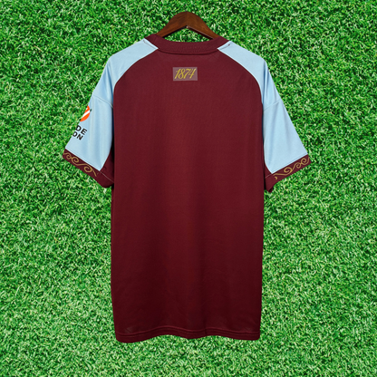 Camiseta local del Aston Villa 25/26, versión para aficionados 