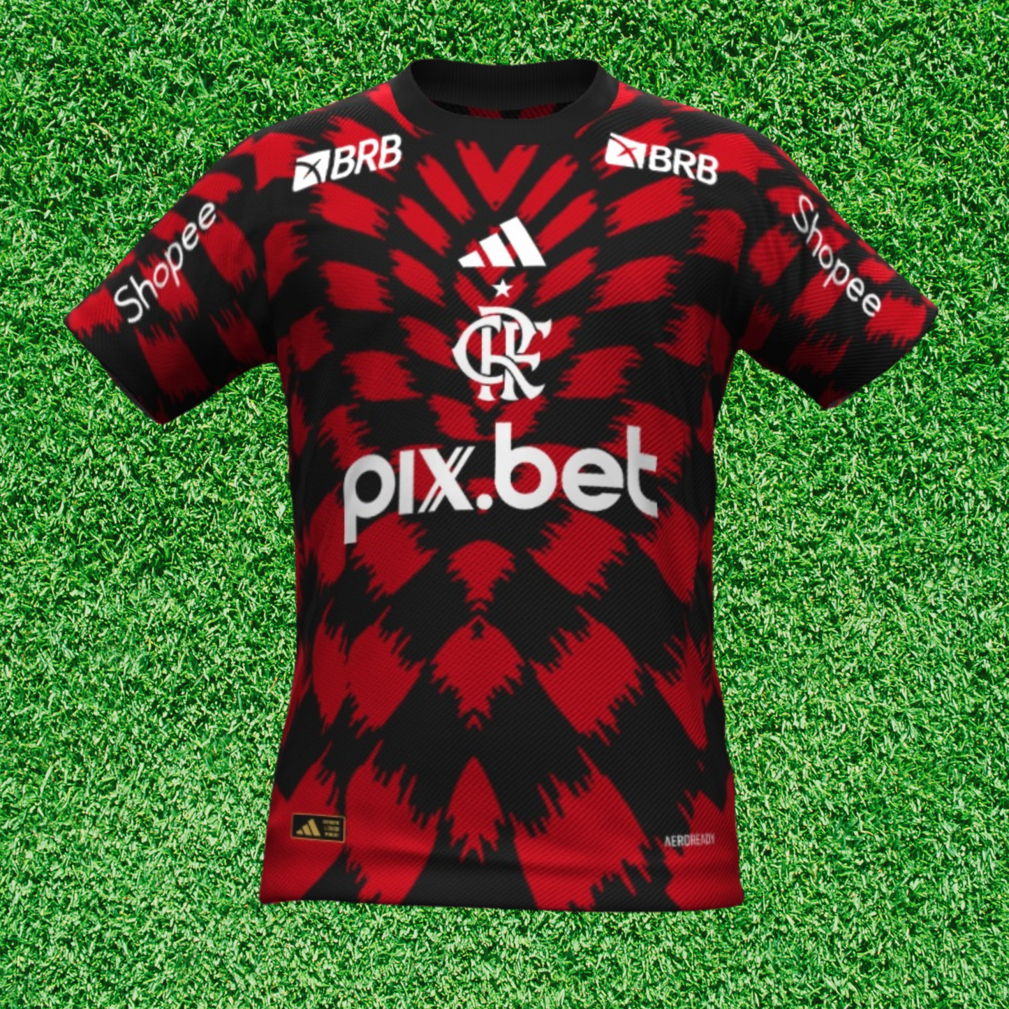 Flamengo Pre-Match Jersey 25/26 Fan Version